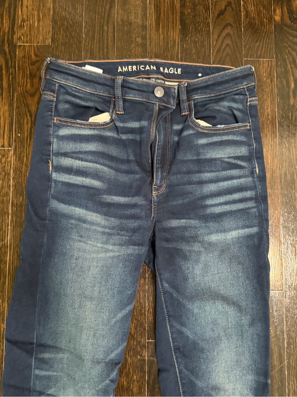 American Eagle Ripped Stretchy Skinny Jeans - Picture 11 of 14